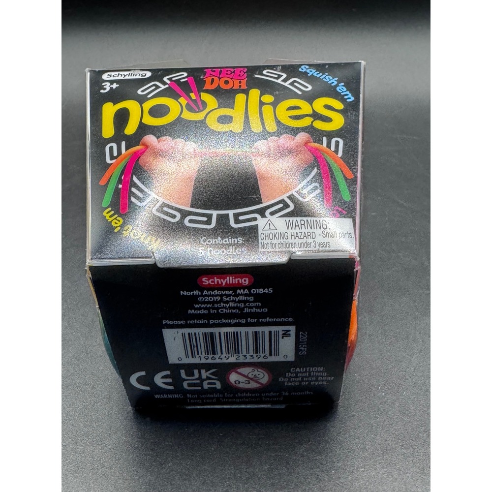 Schylling NeeDoh Noodlies Neon Stretchy Sensory Fidget Toy 5 Pack 22015FS - Picture 6 of 6